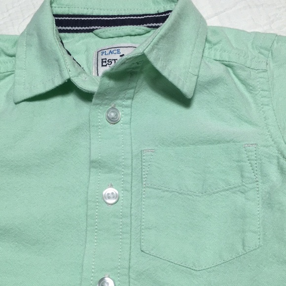 6-9m (5/$20) Mint Summer Button-Down by 1989 Place - Picture 6 of 12